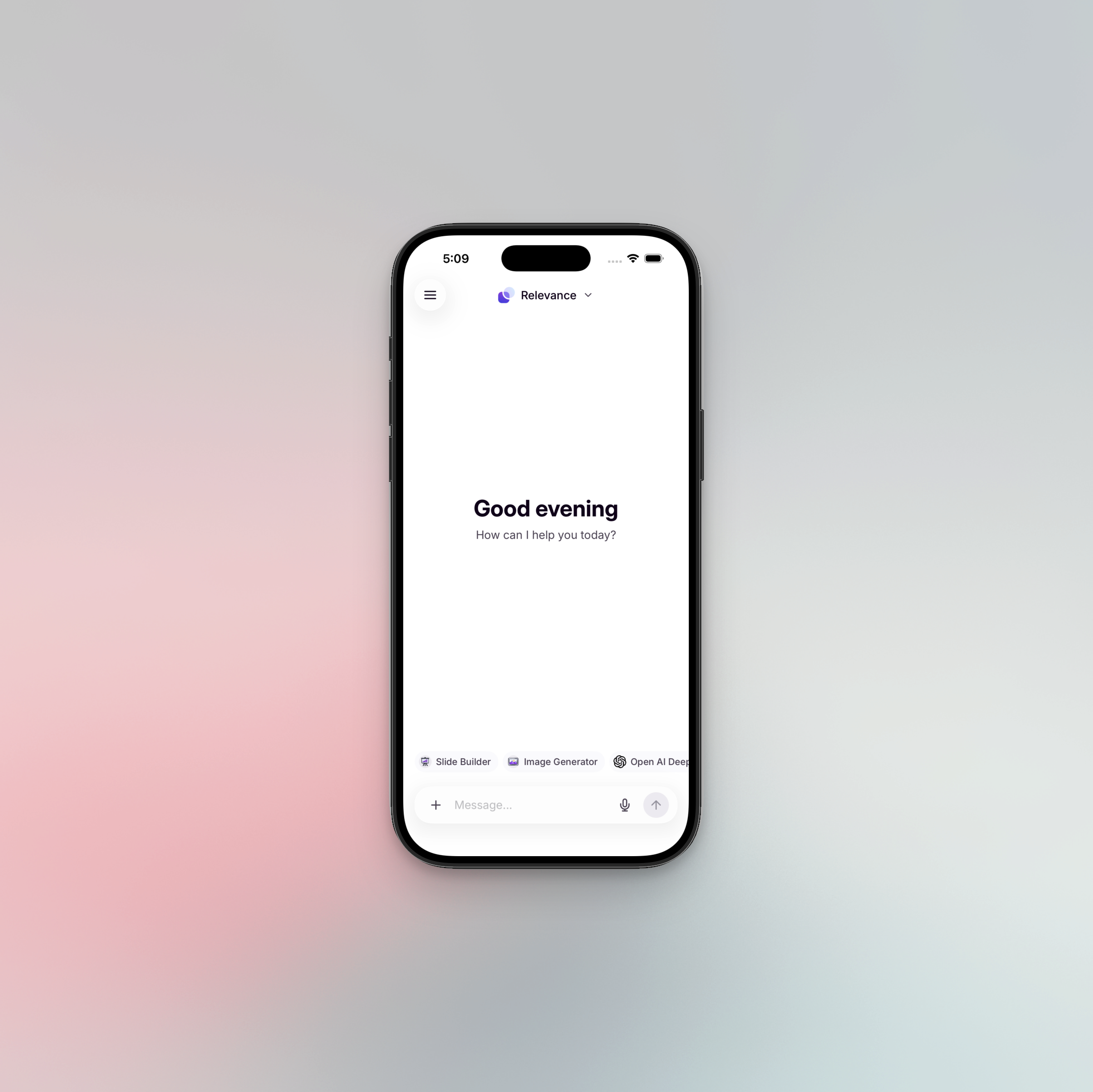 Relevance Chat on iOS