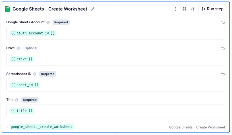 Google Sheets Create Worksheet