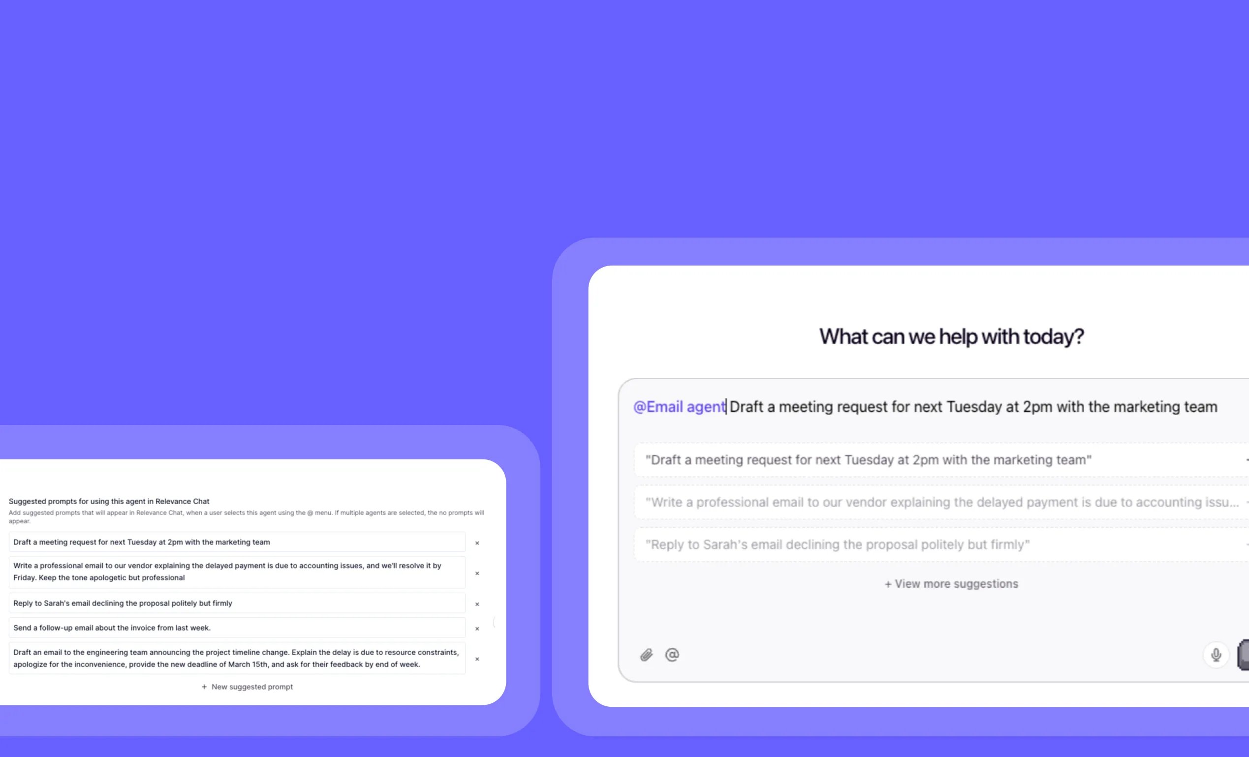 Guide users with one-click prompt suggestions in Chat