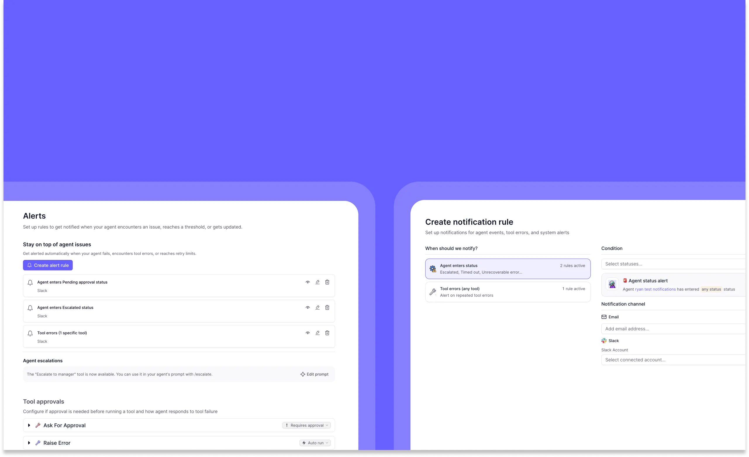 Agent Alerts: Real-time monitoring and notifications for your AI agents