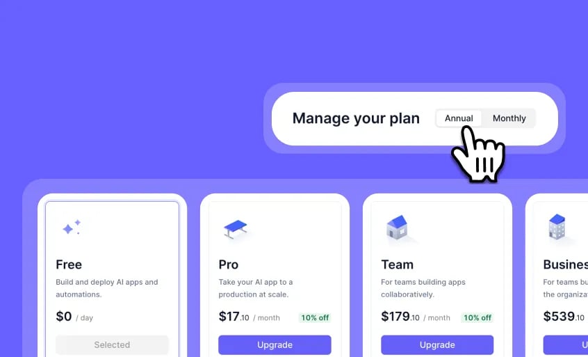 Annual plans now available