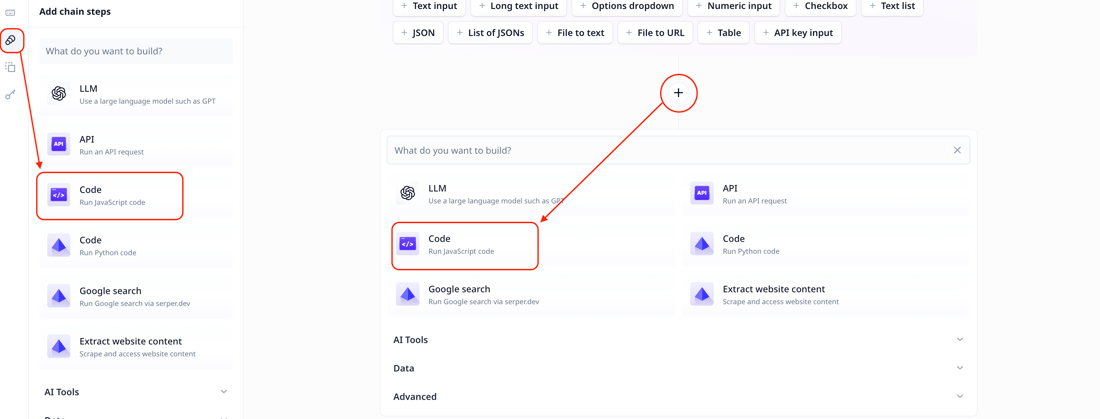 Code - JavaScript - Relevance AI Documentation