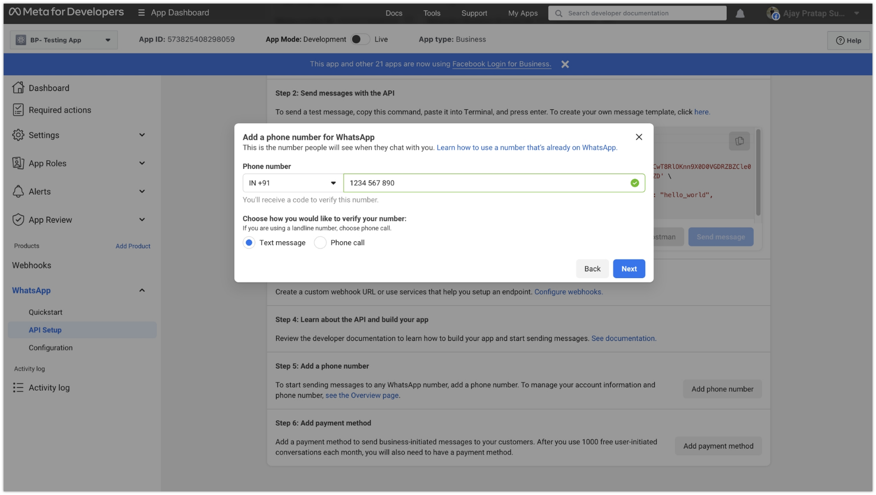 223 Register Verify Your Whatsapp Number Cube6 6 Pn