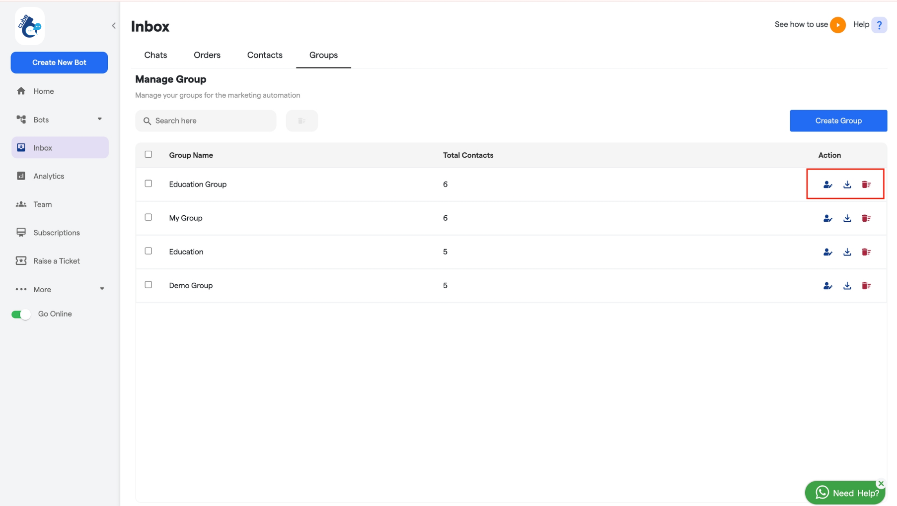 174 Groups Cube6 Resource Centre 8 Pn