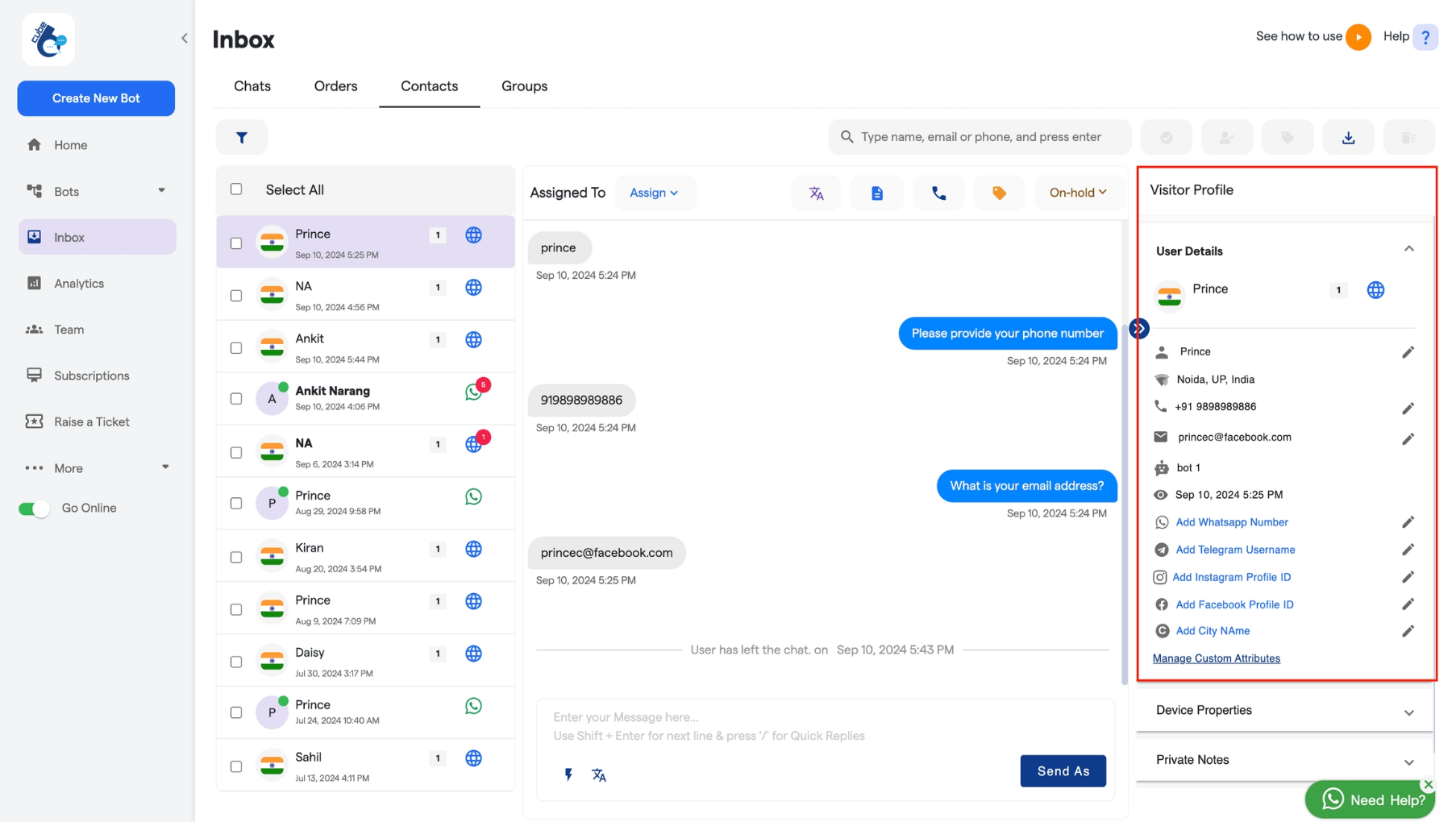 173 Contacts Cube6 Resource Centre 10 Pn