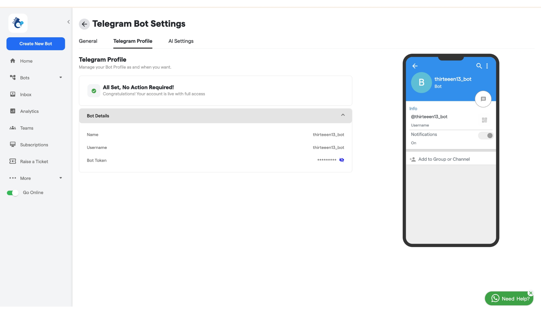 69 Telegram Profile Cube6 Resource Centre 1 Pn