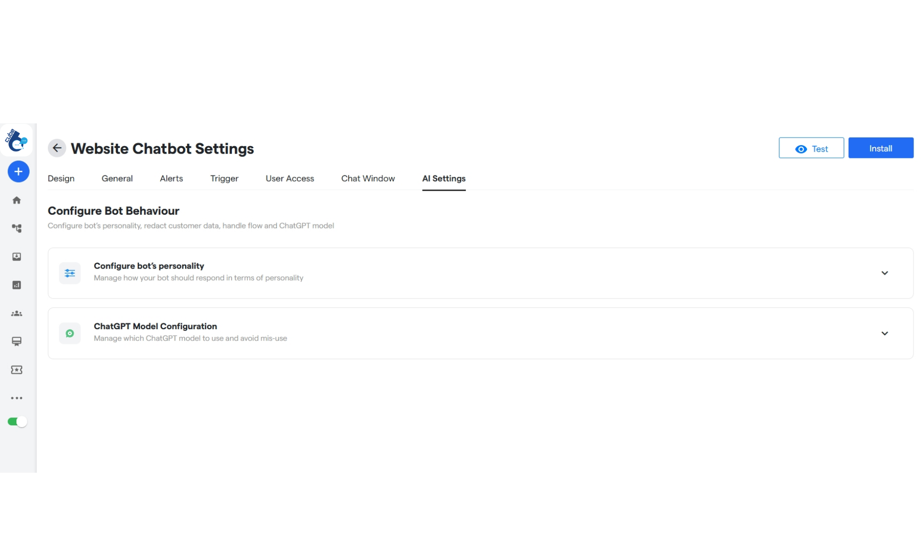 57 Ai Settings Cube6 Resource Centre 1 Pn