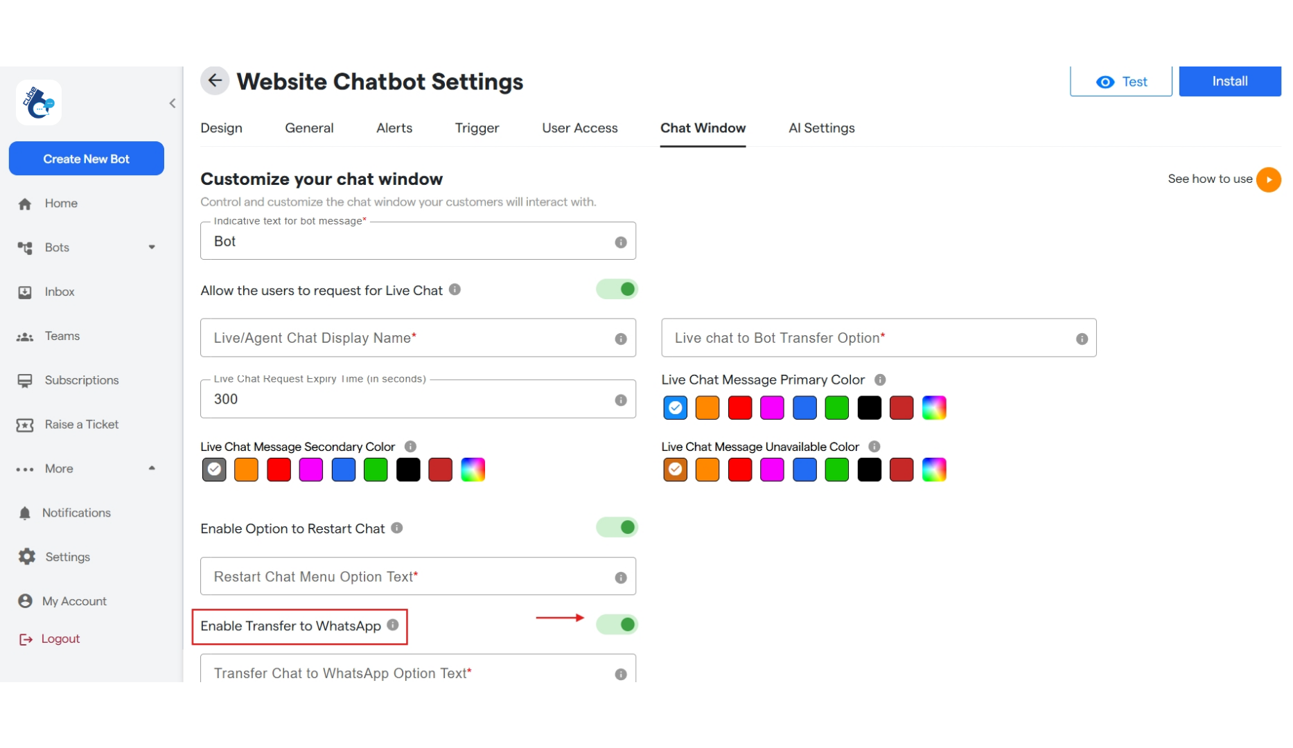 56 Transfer Chat To Whatsapp Functionality Botpengui 1 Pn