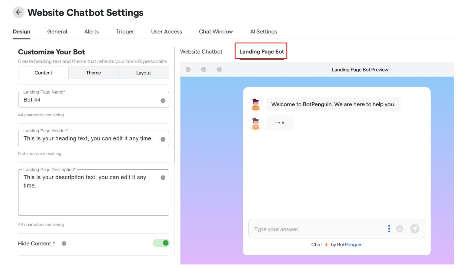 50 Customize Landing Page Bot Cube6 Resource Ce 5 Pn