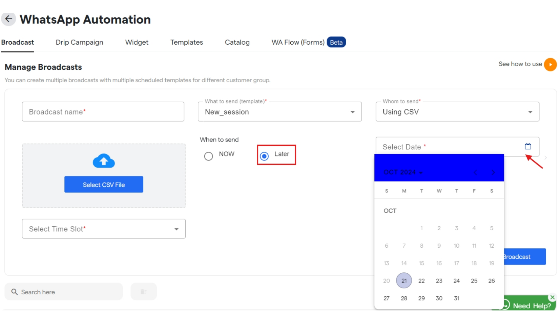 41 Whatsapp Broadcast Setup Cube6 Resource Cent 3 Pn