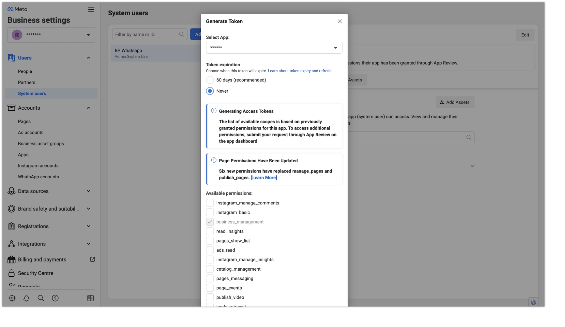 226 Assign System User To Whatsapp Account Cube6 5 Pn