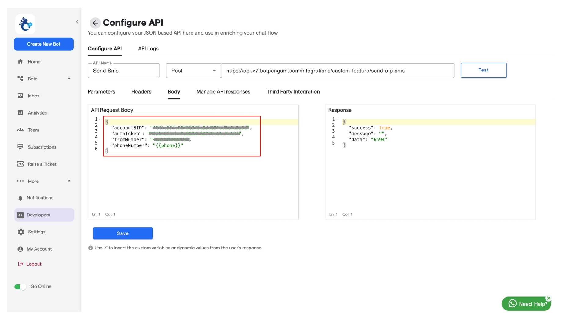 240 Chatbot User Authentication Cube6 Resource C 6 Pn