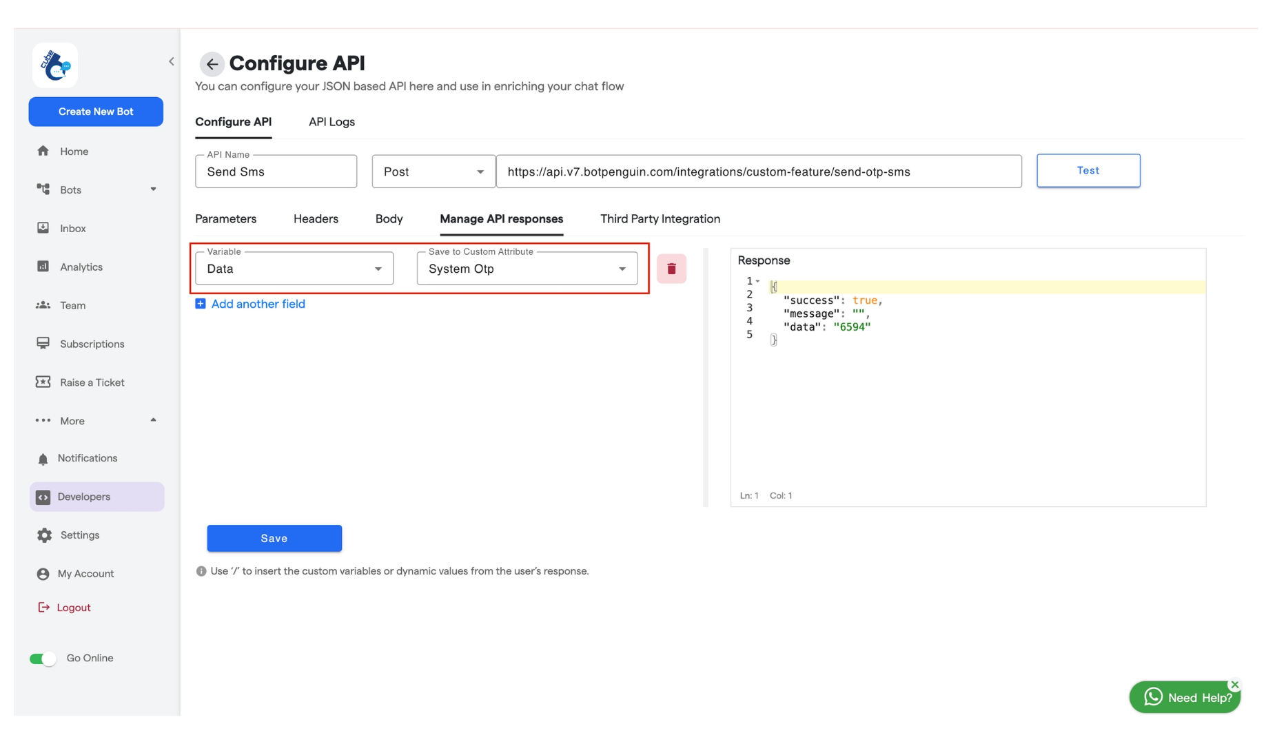 240 Chatbot User Authentication Cube6 Resource C 8 Pn