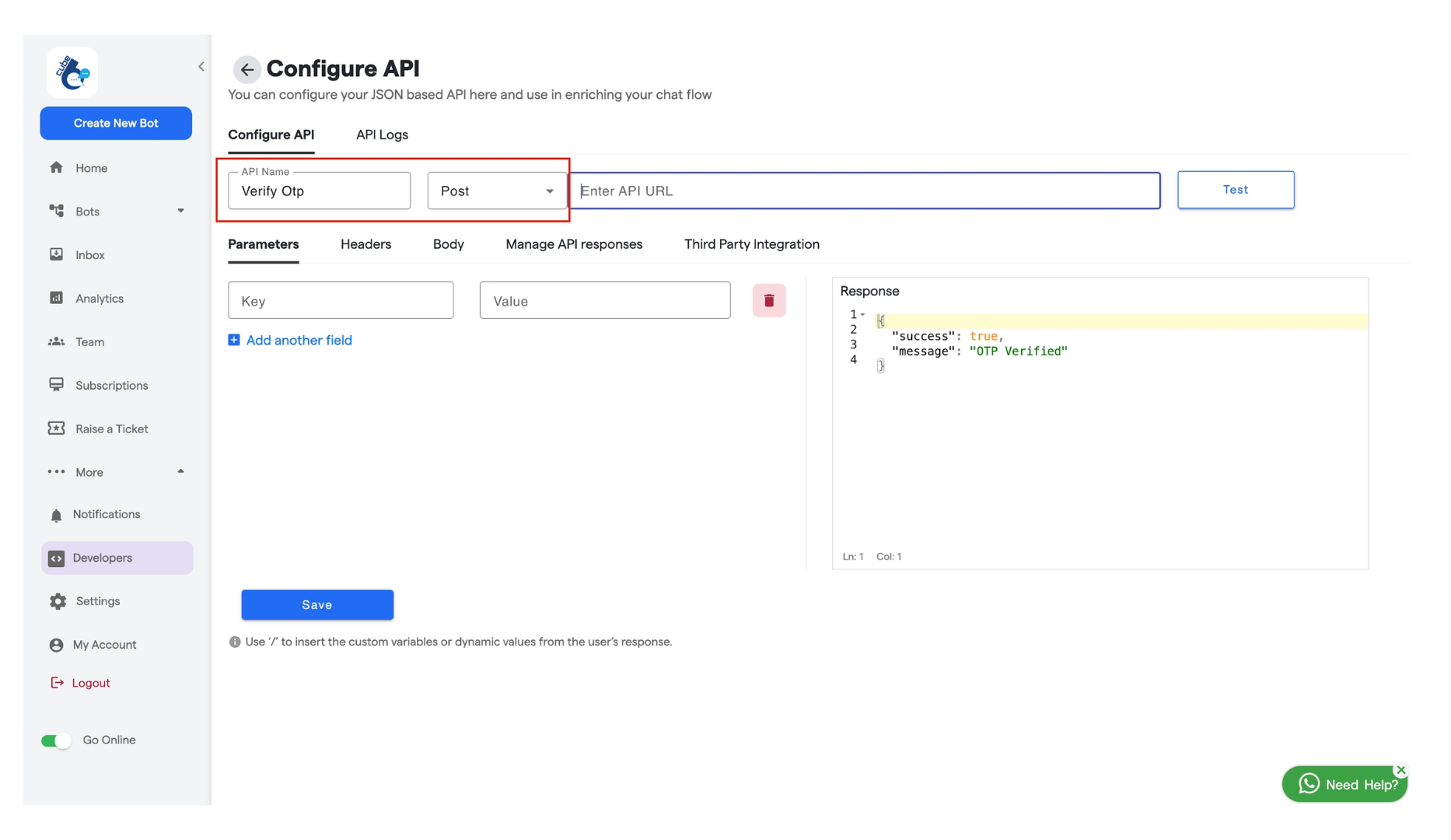 240 Chatbot User Authentication Cube6 Resource C 9 Pn