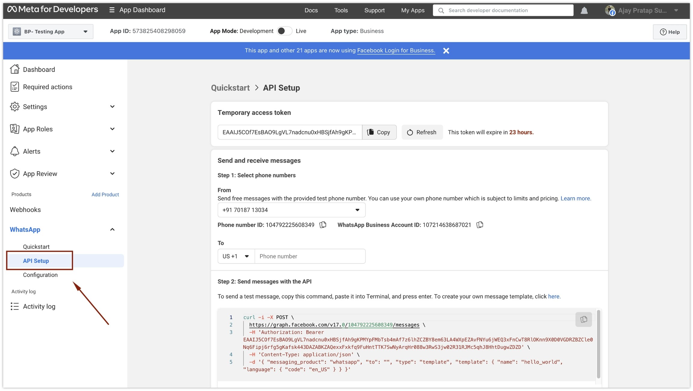 227 Getting All The Necessary Details From Meta Develo 1 Pn
