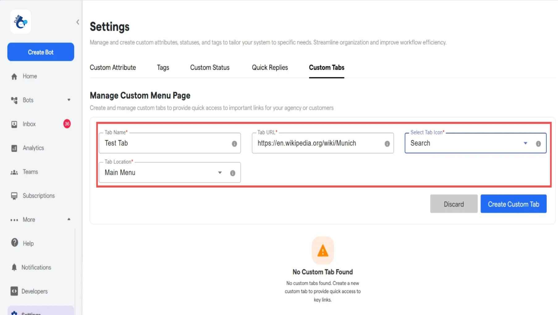 195 Custom Tabs Cube6 Resource Centre 3 Pn