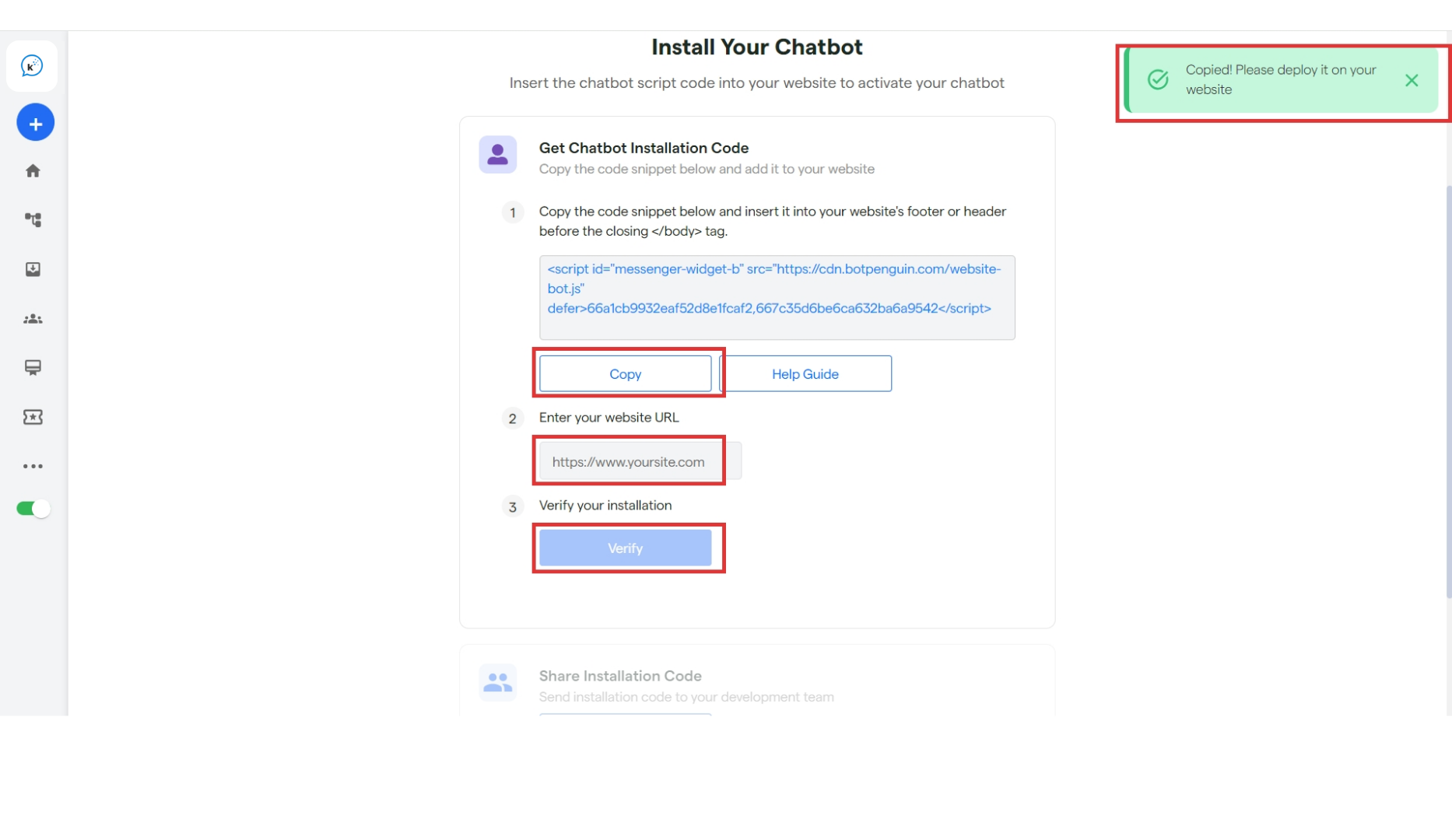 30 Install Your Website Chatbot  Convertalk Resource 6 Pn