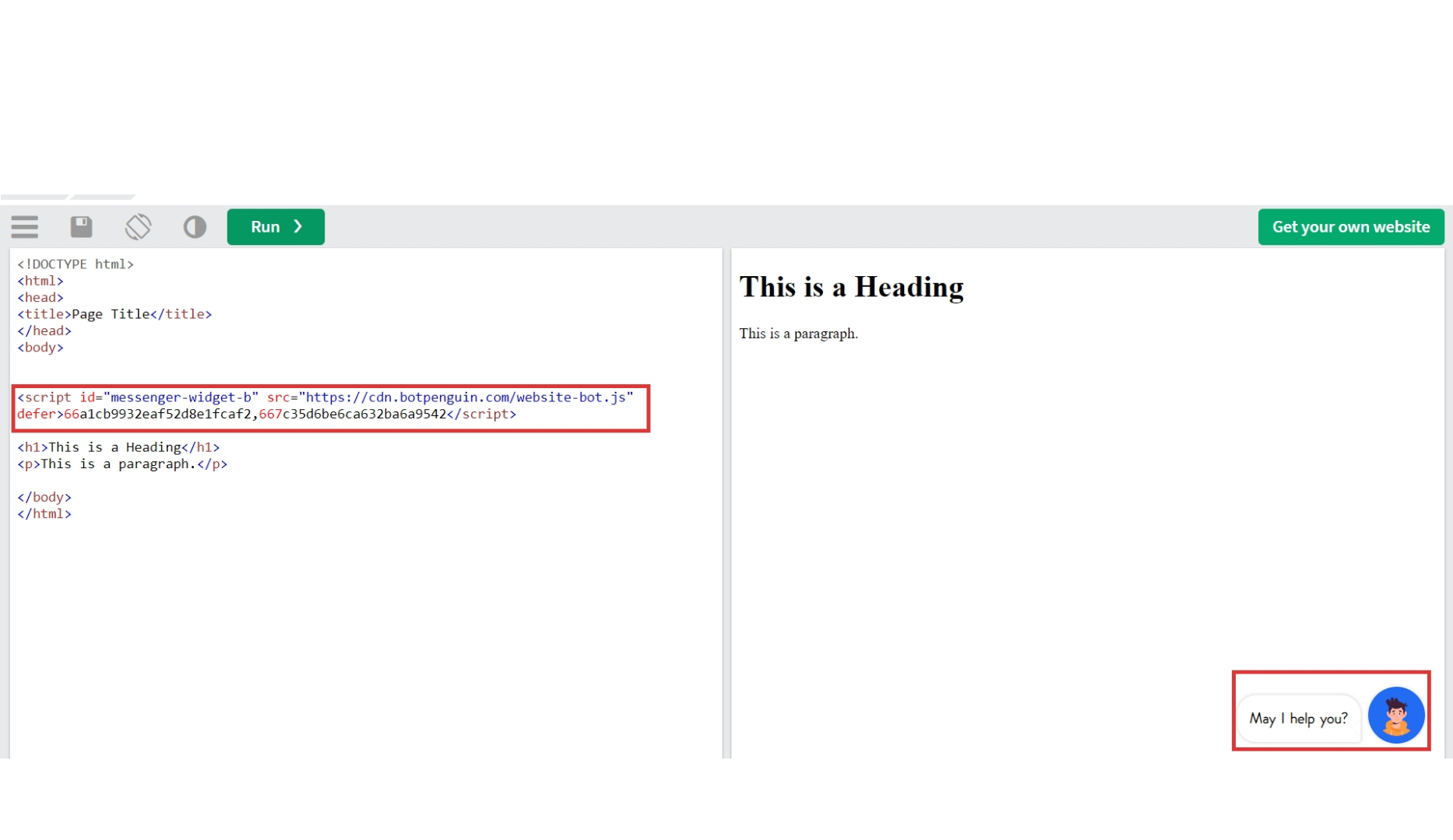 30 Install Your Website Chatbot  Convertalk Resource 8 Pn