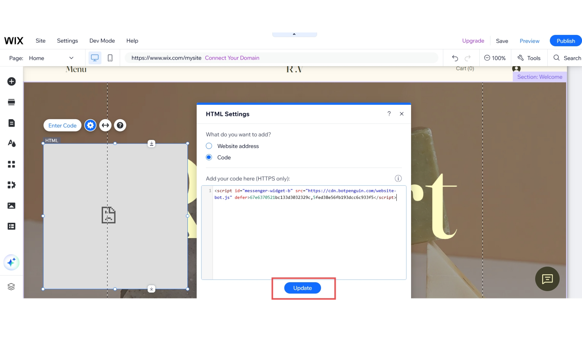 33 Install Website Chatbot On Wix  Convertalk Resourc 15 Pn
