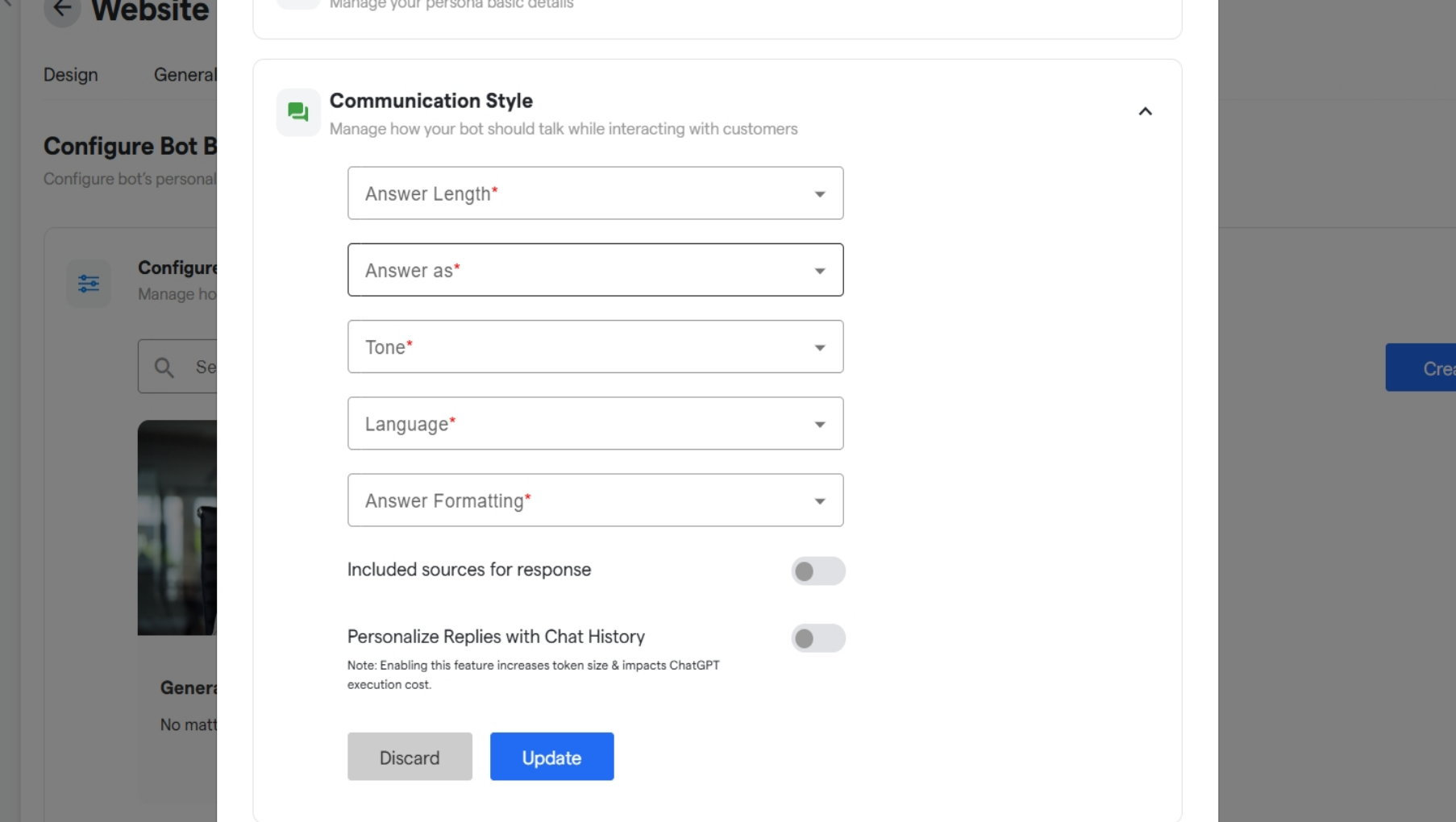 57 Ai Settings  Convertalk Resource Centre 4 Pn
