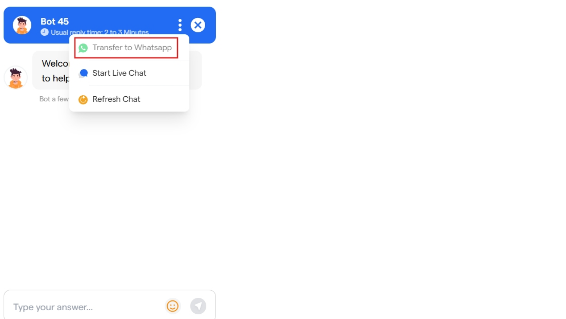 56 Transfer Chat To Whatsapp Functionality Botpengui 1 Pn