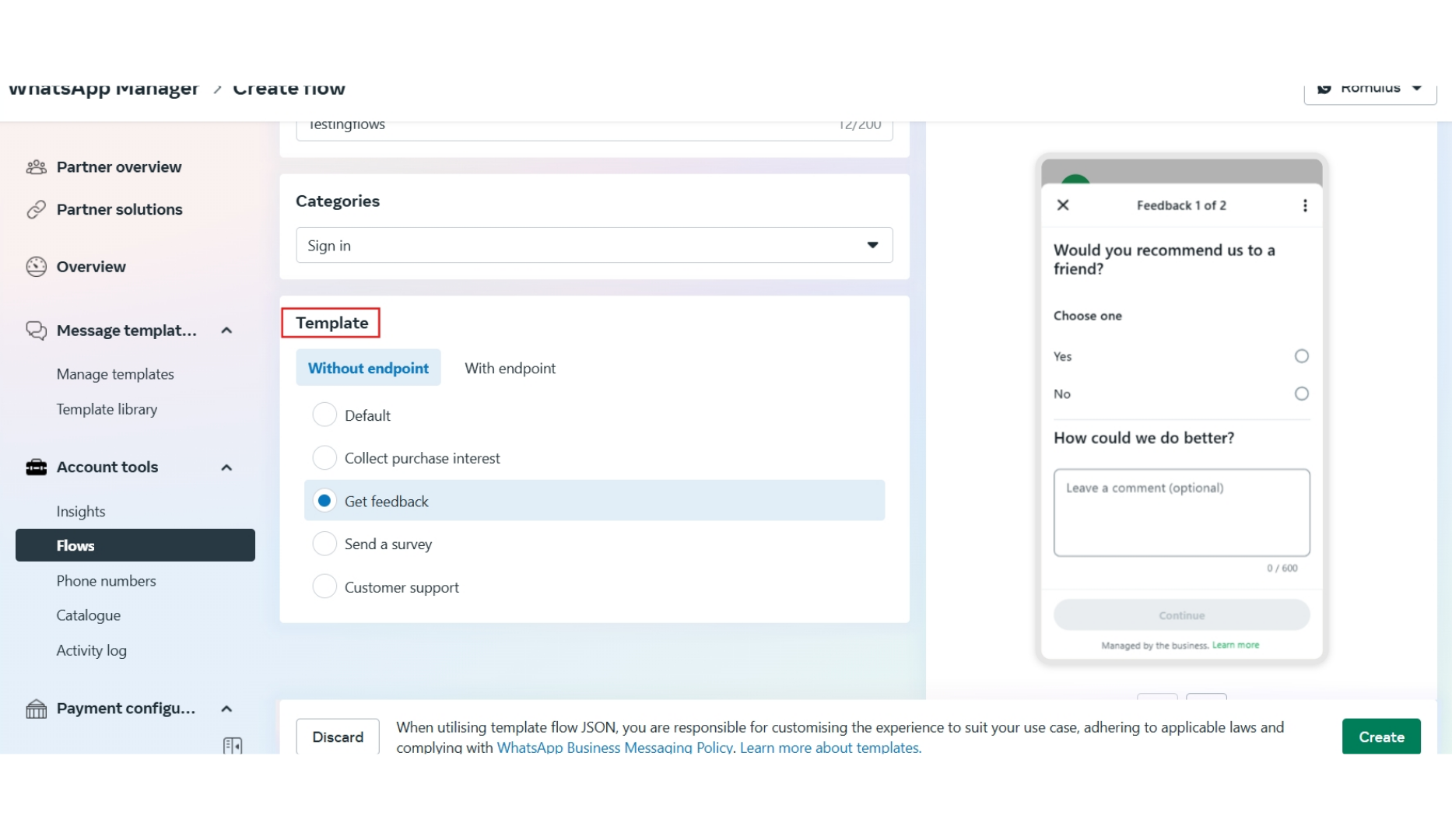 40 Whatsapp Flows Forms Setup  Convertalk Resource Ce 3 Pn