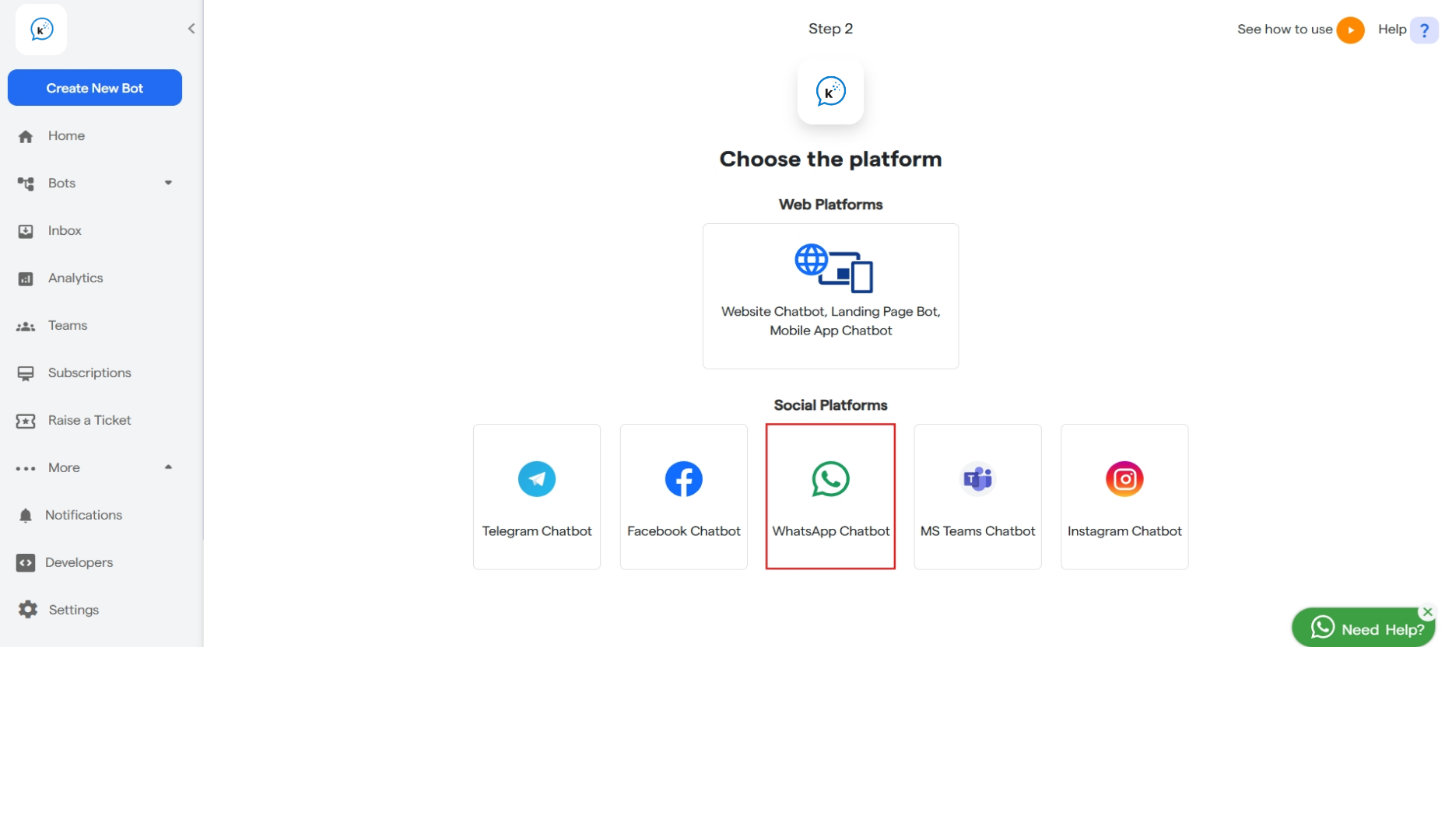 228 Whatsapp Bot Creation With Automated Onboarding B 7 Pn