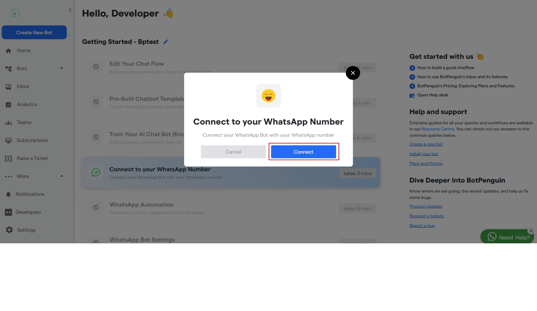 228 Whatsapp Bot Creation With Automated Onboarding B 5 Pn
