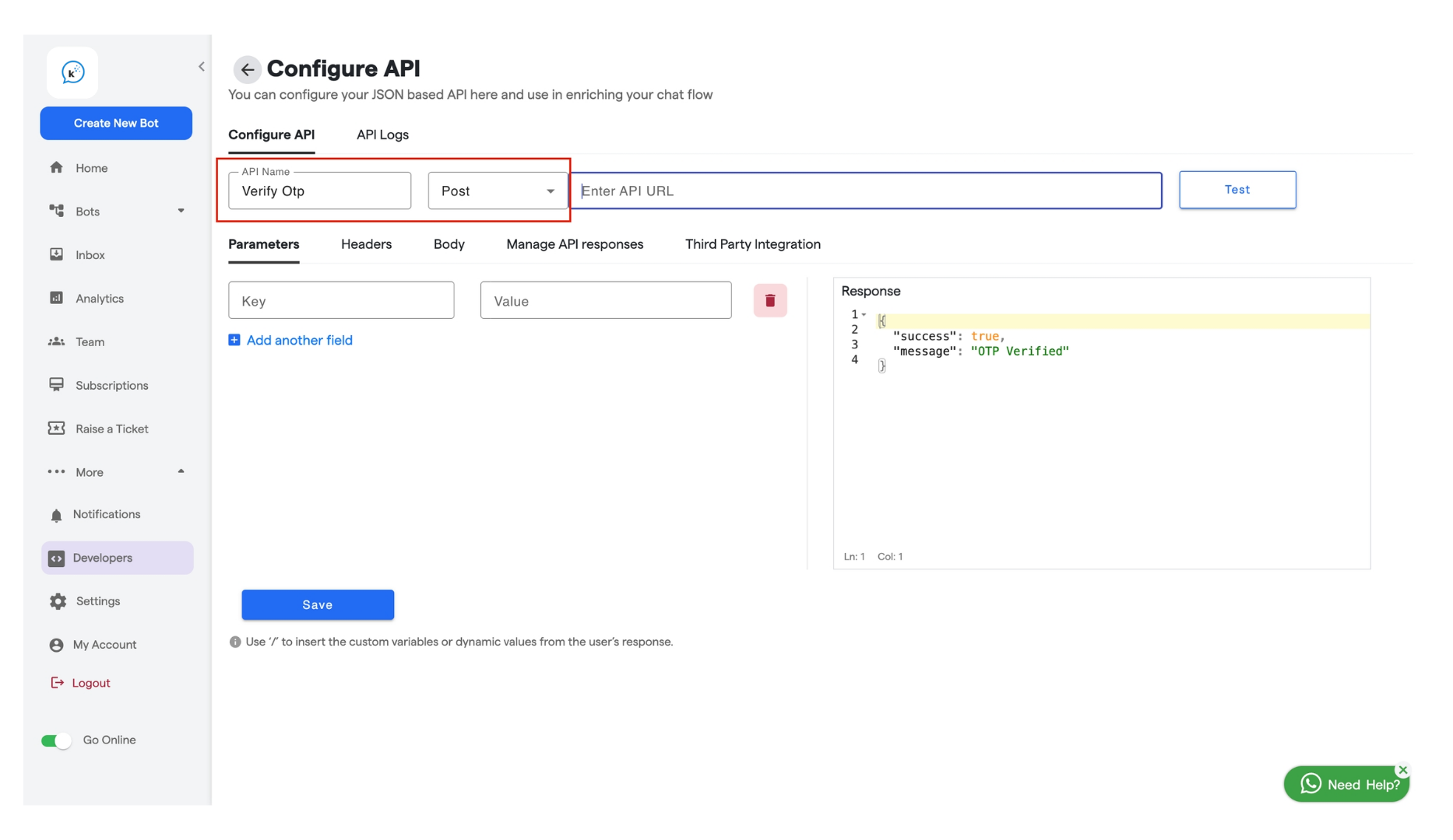240 Chatbot User Authentication  Convertalk Resource C 9 Pn