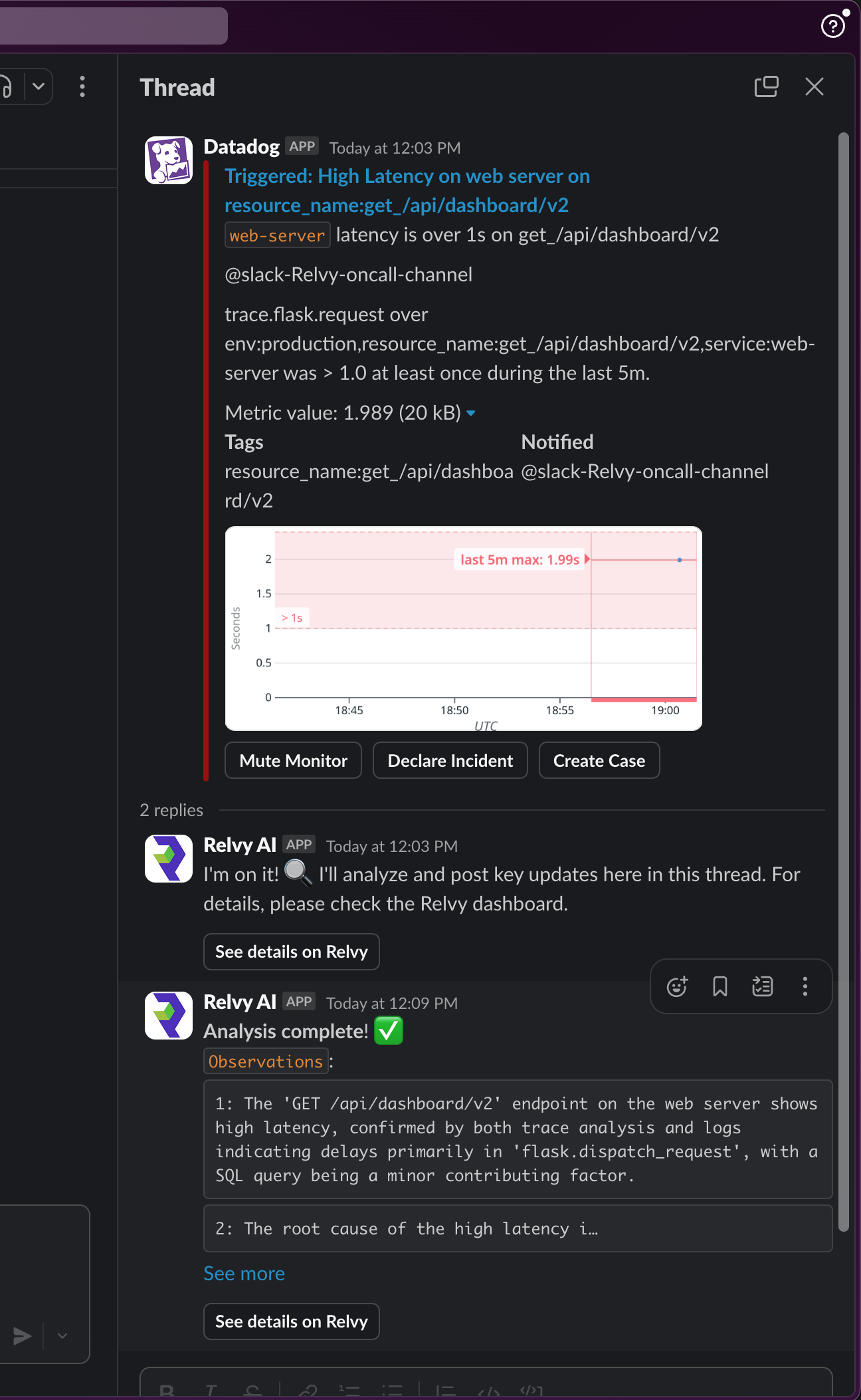 Slack Investigation