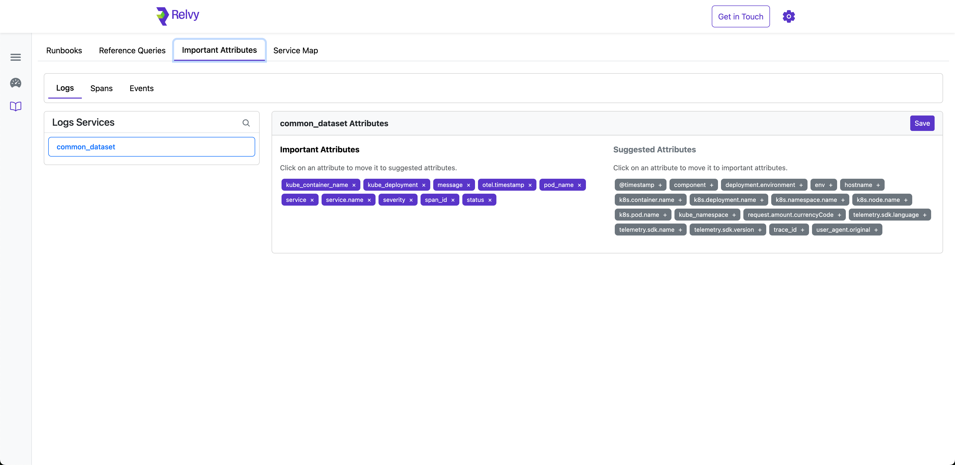 Important Attributes Configuration