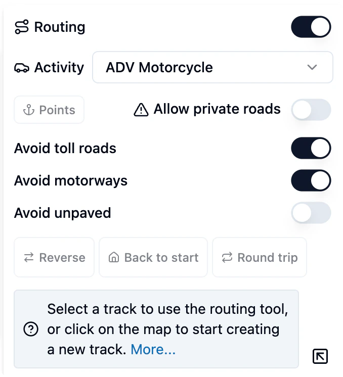 ADV Motorcycle profile ADV Motorcycle profile