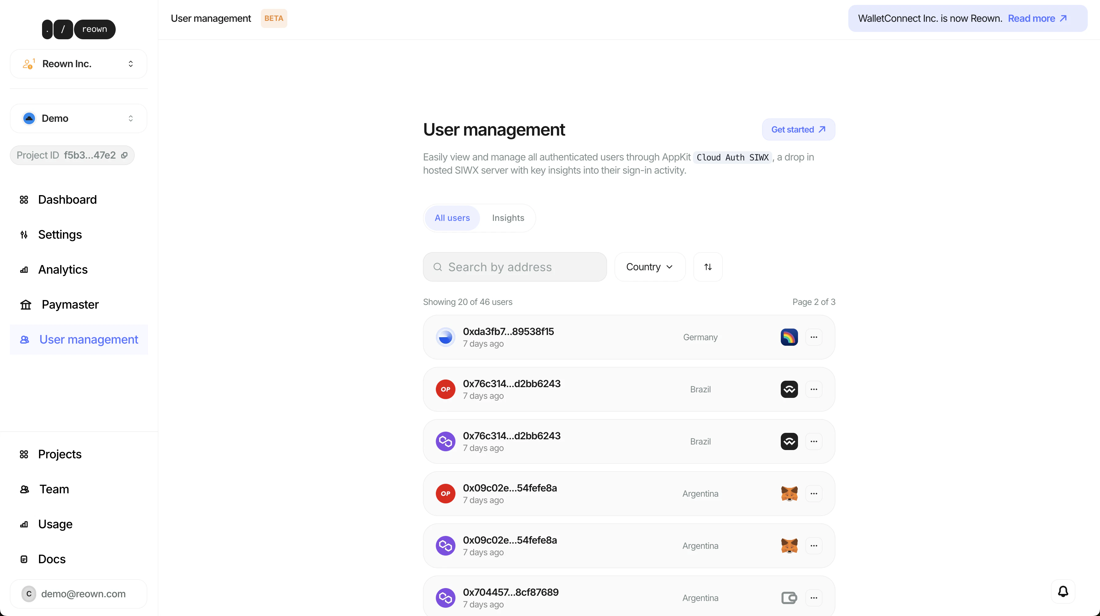 User Management Dashboard