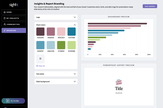 SightX Custom Visualization and Branding Suite