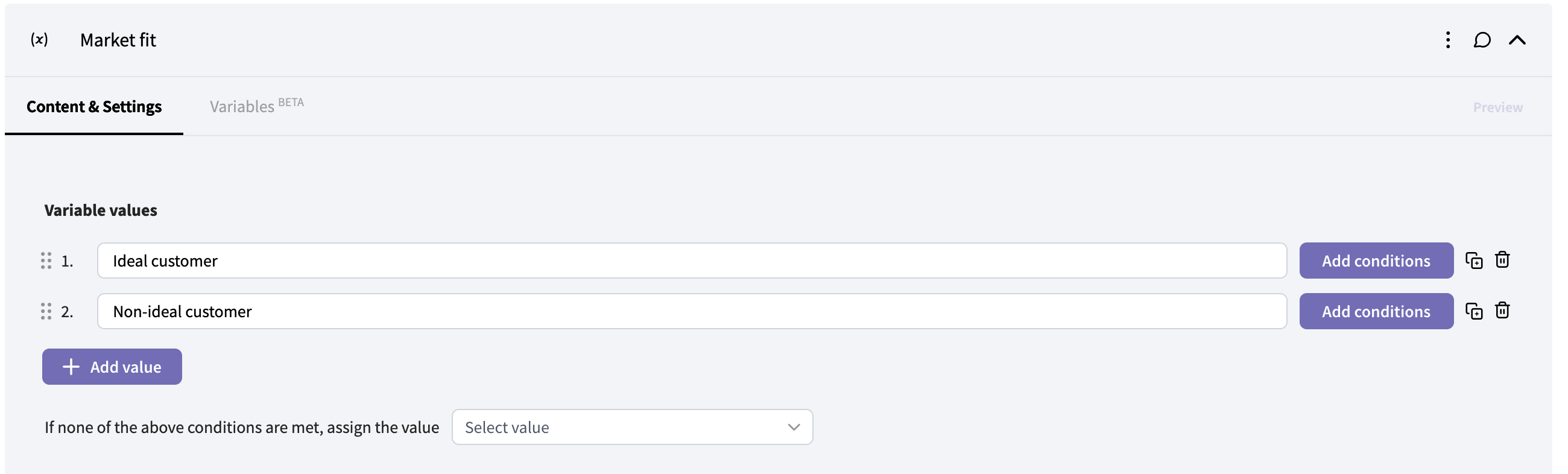 Embedded Variables