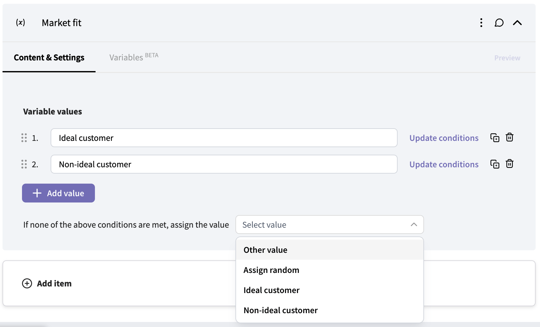Embedded Variables