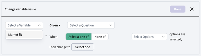 Scoring Variables