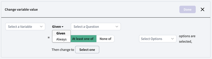 Scoring Variables