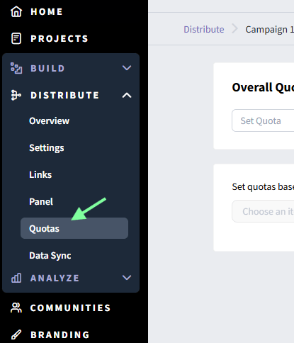 Concept Test Quota Balancing & Distribution