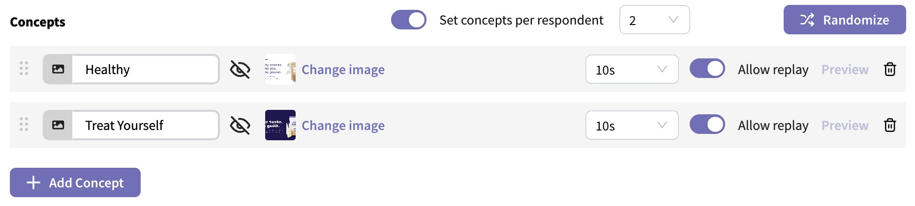 Concept Testing