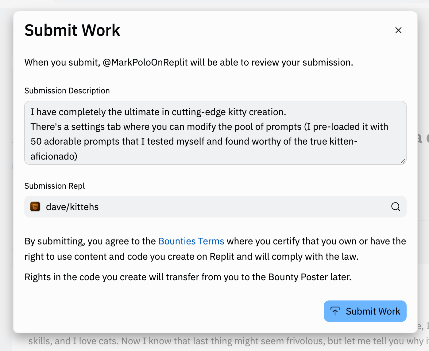 Submit a Solution