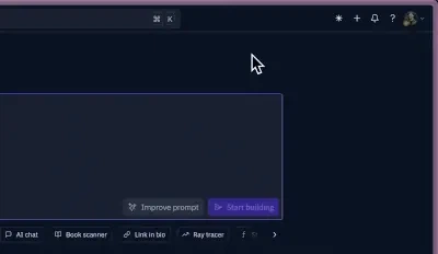Snow Mode animation showing falling snow effect in the Replit IDE
