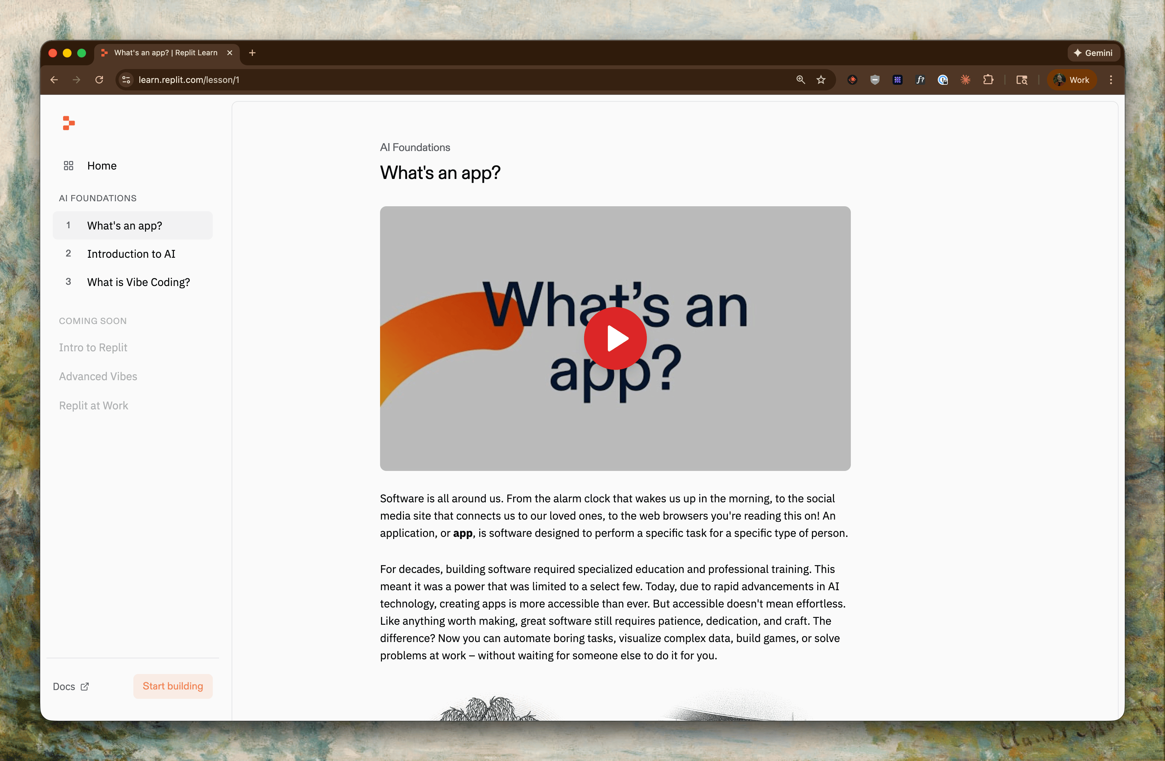 learn.replit.com after the brand refresh with updated styling