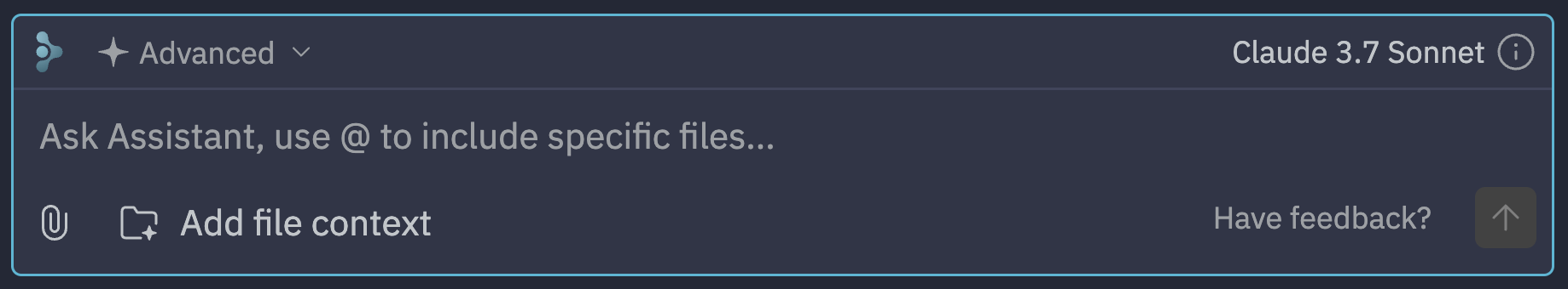 Assistant tool text area