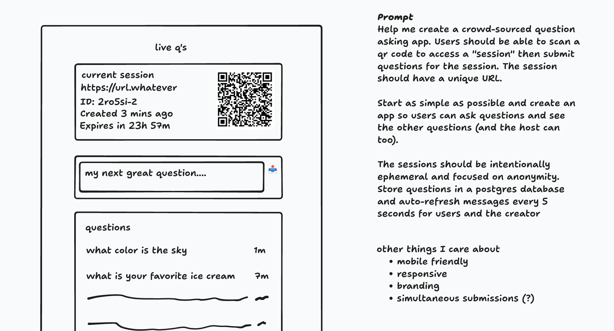 Question Asking App