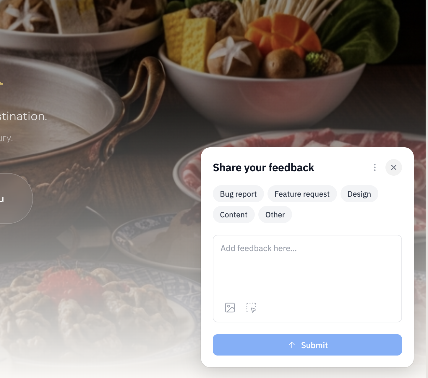 Agent Inbox interface displaying visitor feedback