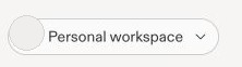 Workspace selector labeled Personal workspace