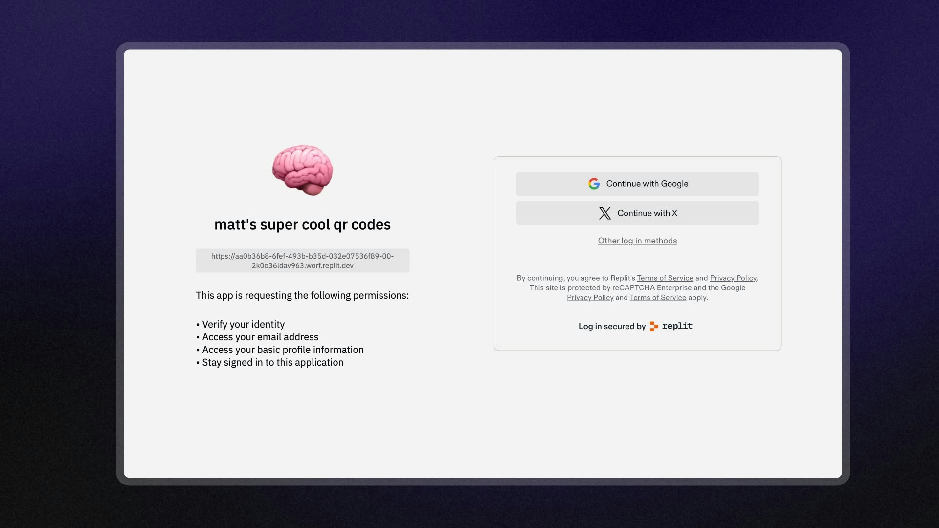 Auth configuration