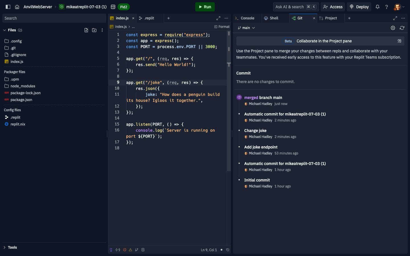 Merge Conflict Commit