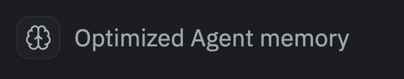 Agent memory compression running in the background without interrupting the workflow